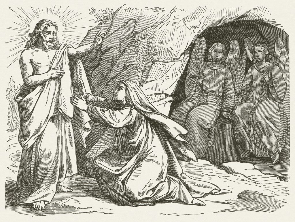 Mary Magdalene og Jesus, publisert 1877