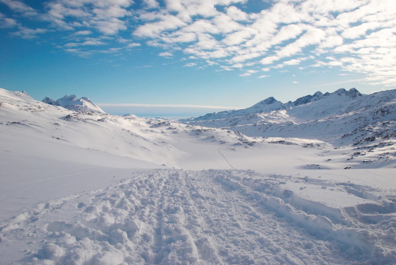 Landskapsbilde av Grønland