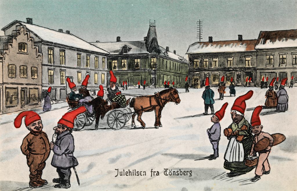 Julehilsen fra Tønsberg 1908