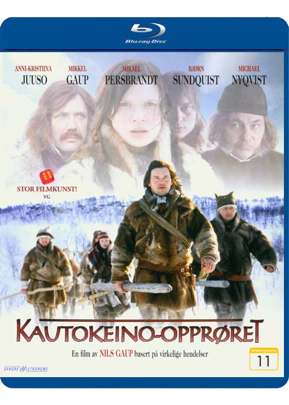 Blu-ray cover til filmen "Kautokeino-opprøret"