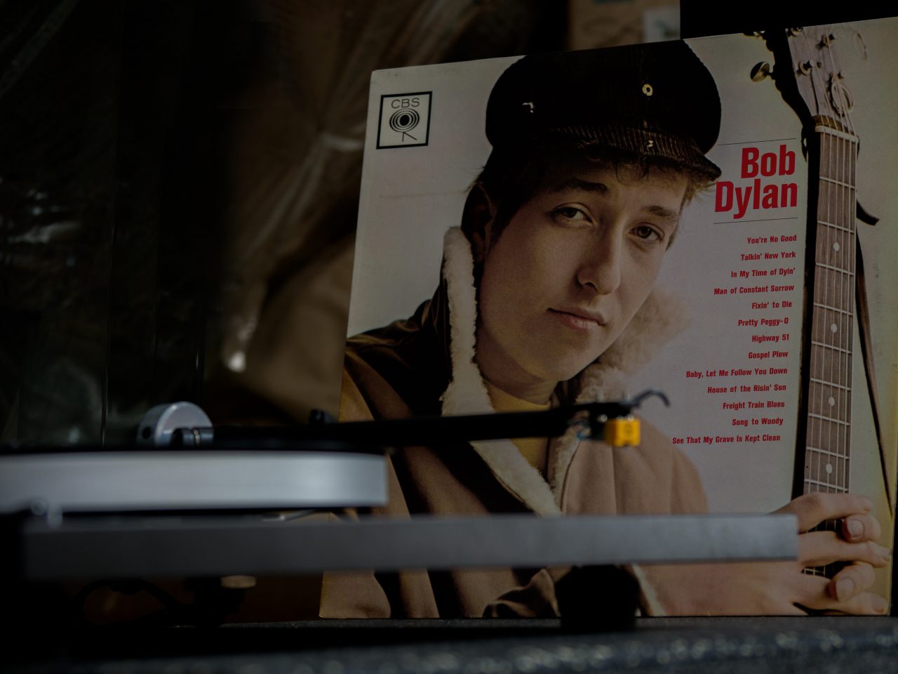Bob Dylans debutplate