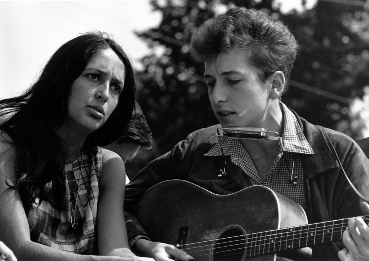 Bob Dylan og Joan Baez i 1963 