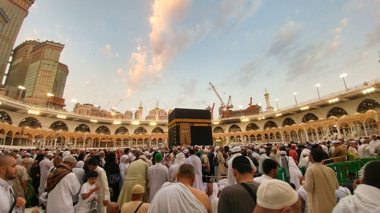 Mennesker på pilgrimsreise til Mecca