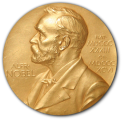 Nobels fredspris, selve medaljen.