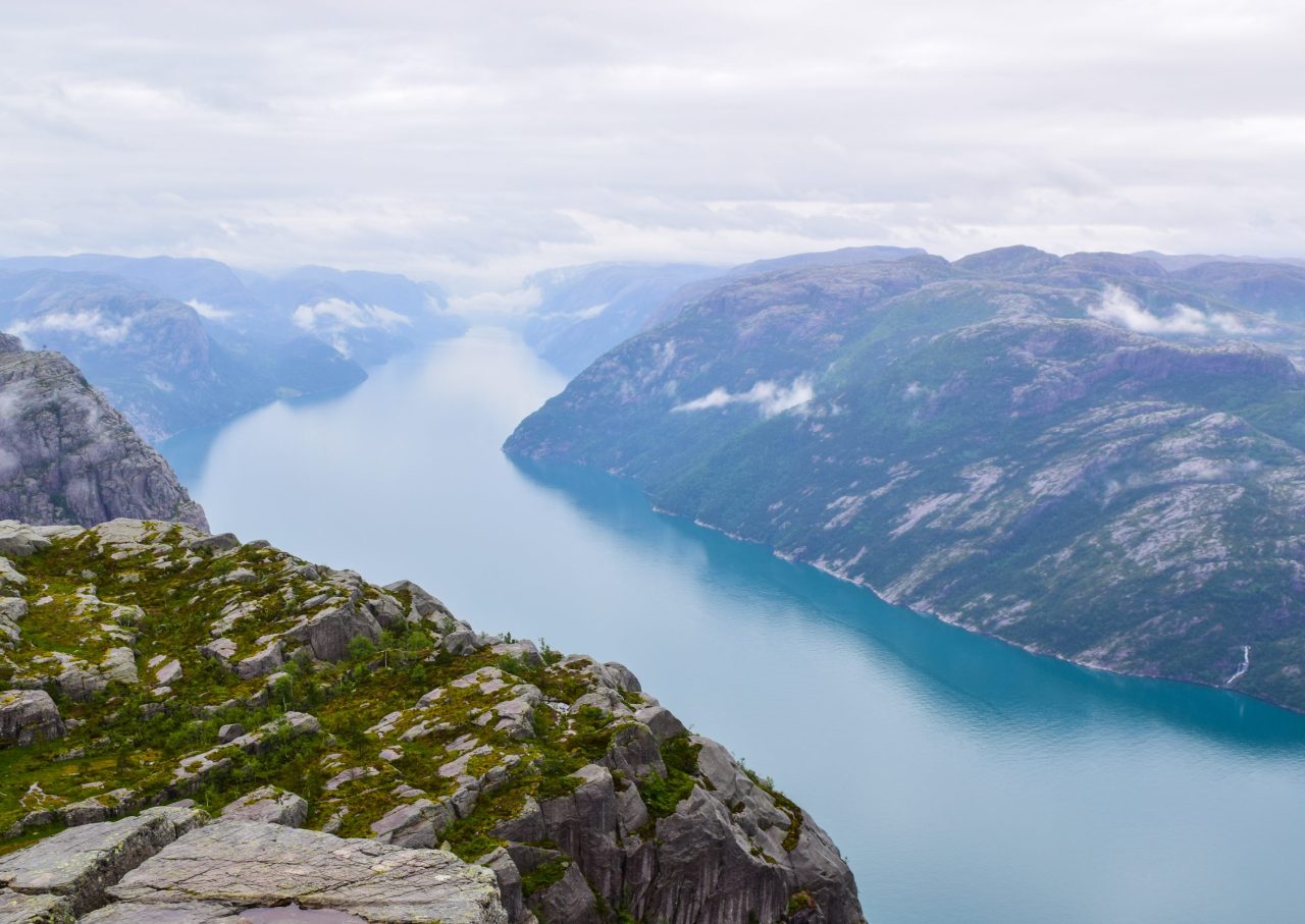 Utsikt fra preikestolen