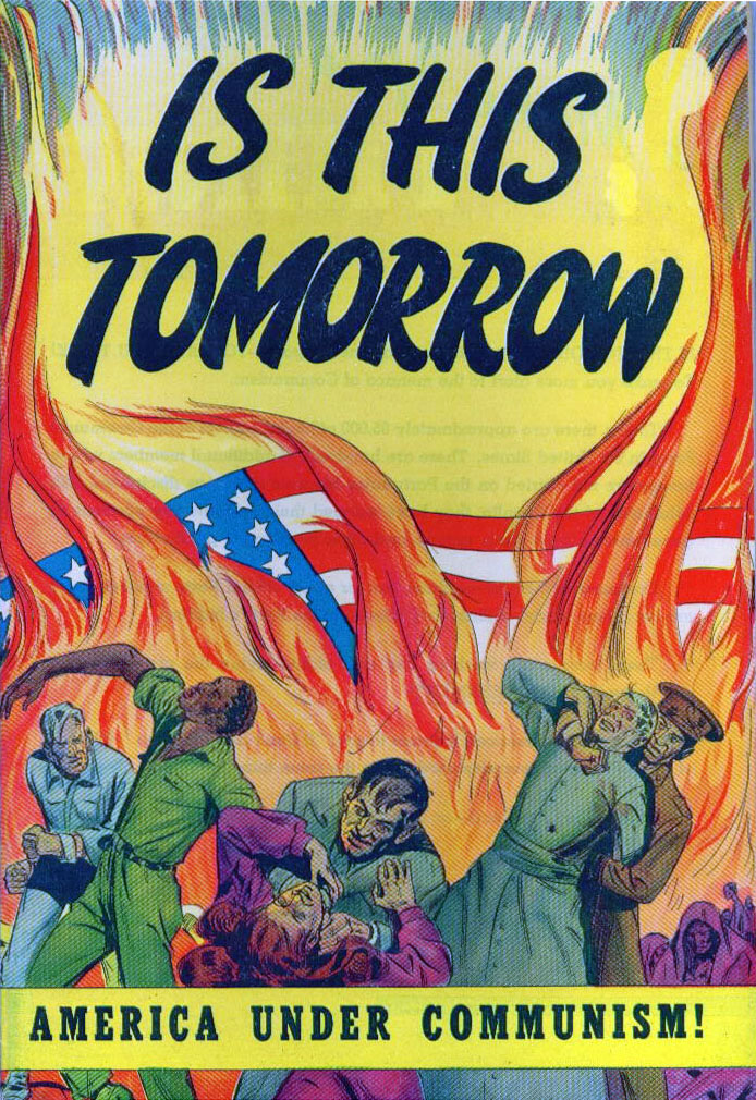 Propagandaplakat mot kommunisme