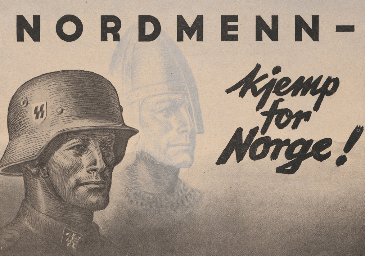 Forsiden av norsk propagandahefte fra 2. verdenskrig