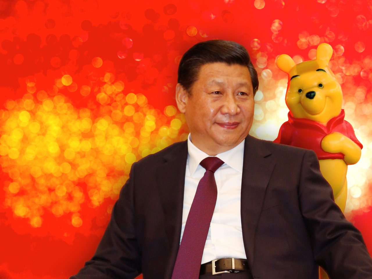 Collage av Xi Jinping og Ole Brumm