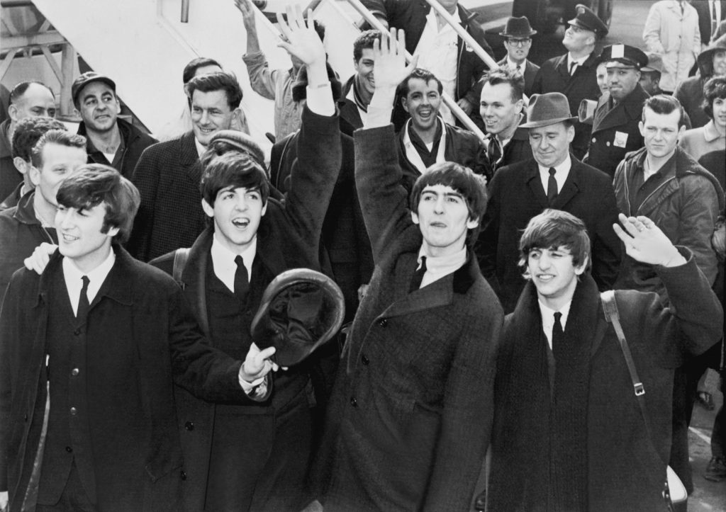 The Beatles ankommer USA, Kennedy Airport 1964