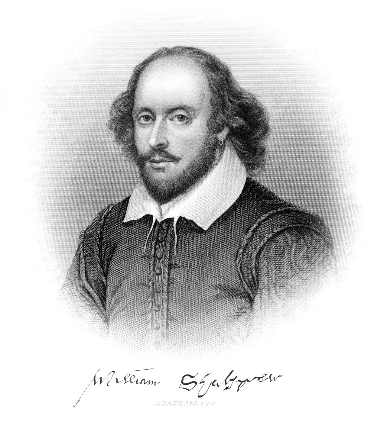 Portrett av William Shakespeare.