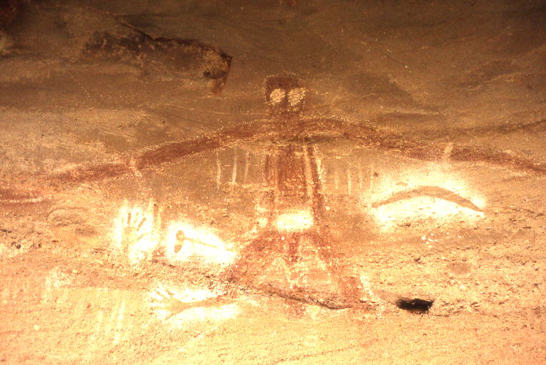 Aboriginal painting, Baiame Cave