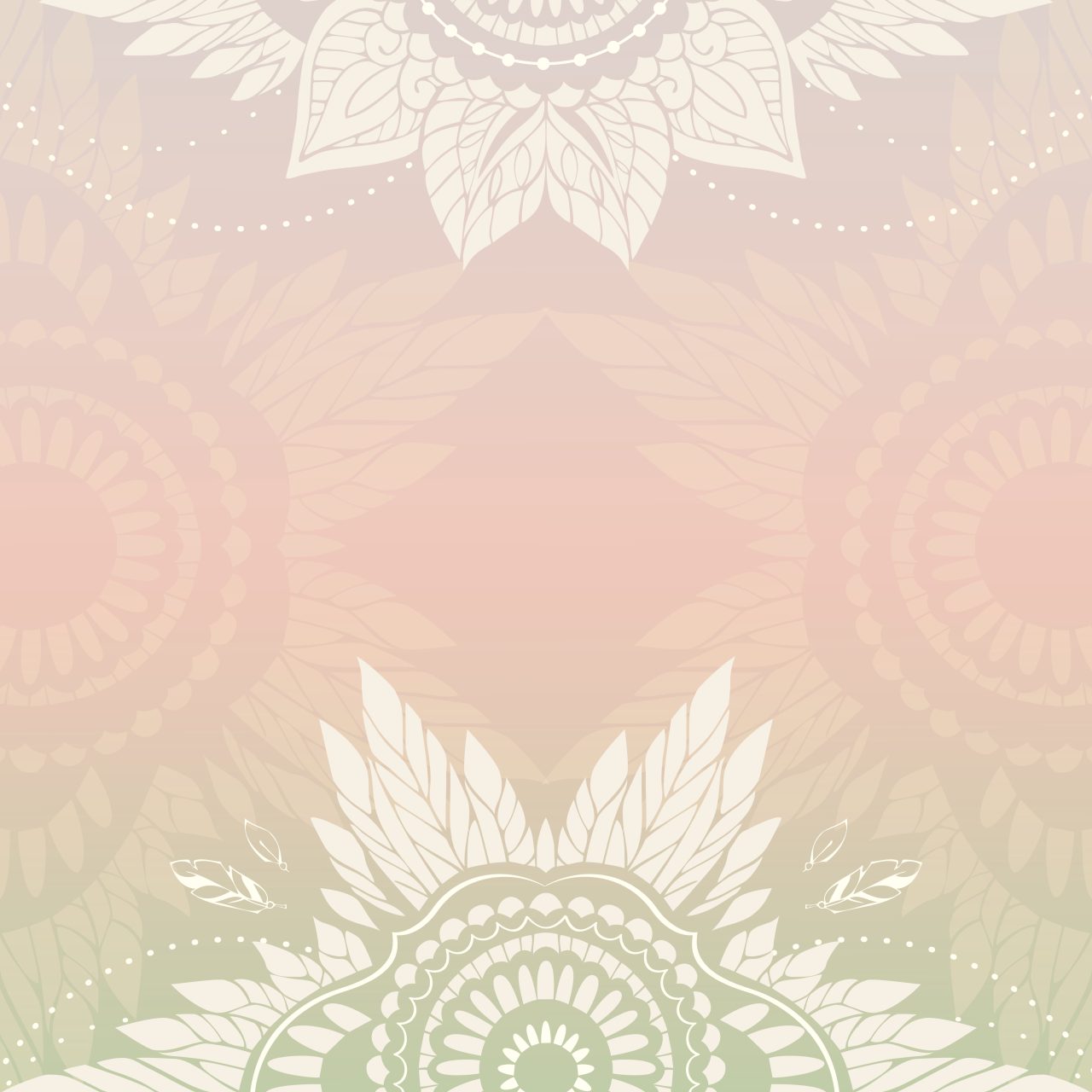 Etnic pattern in pale colors