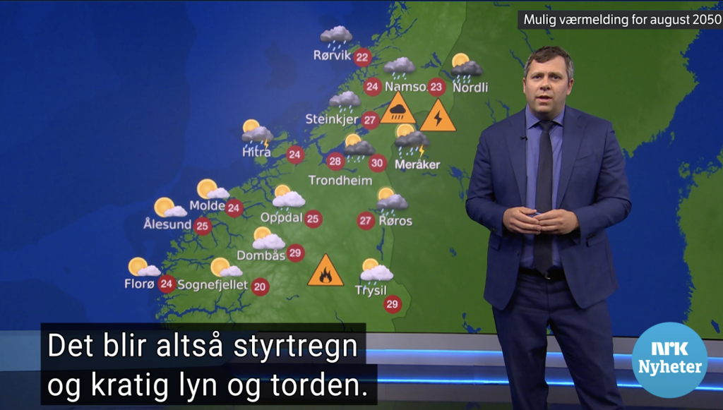 Skjermbilde av reportasje fra NRK.no