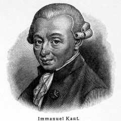 Illustrasjon av Immanuel Kant