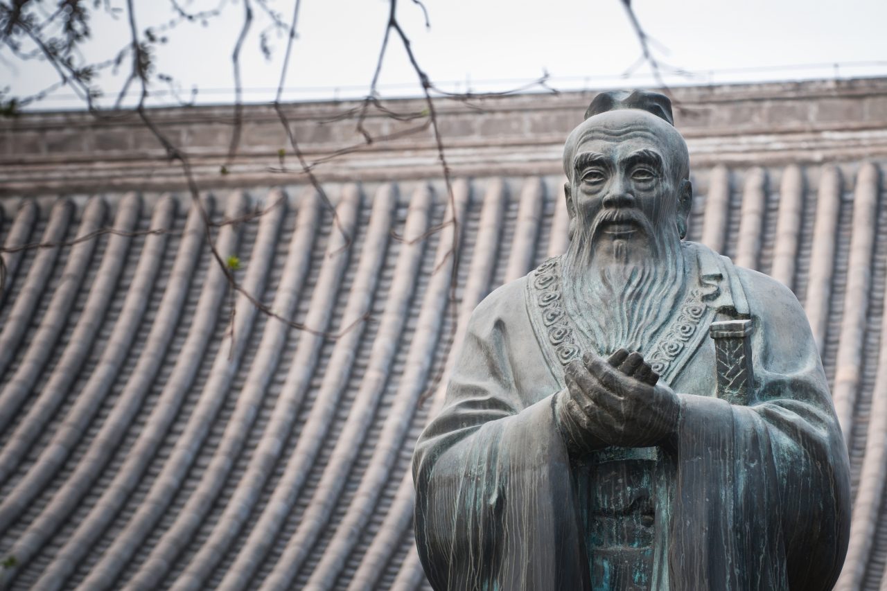 Statue av Konfucius